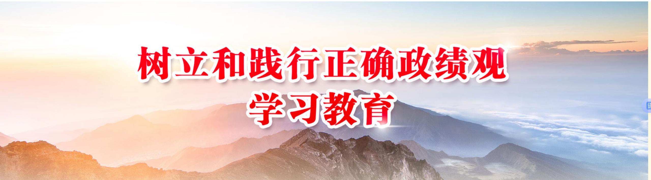 树立和践行正确政绩观学习教育